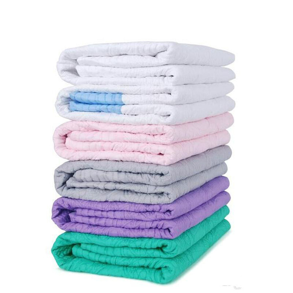 Cotton Blanks Blanket Scalloped Quilted Baby Blanket Shower Cover Gift for Baby Free Shipping Via FedEx DOM106538