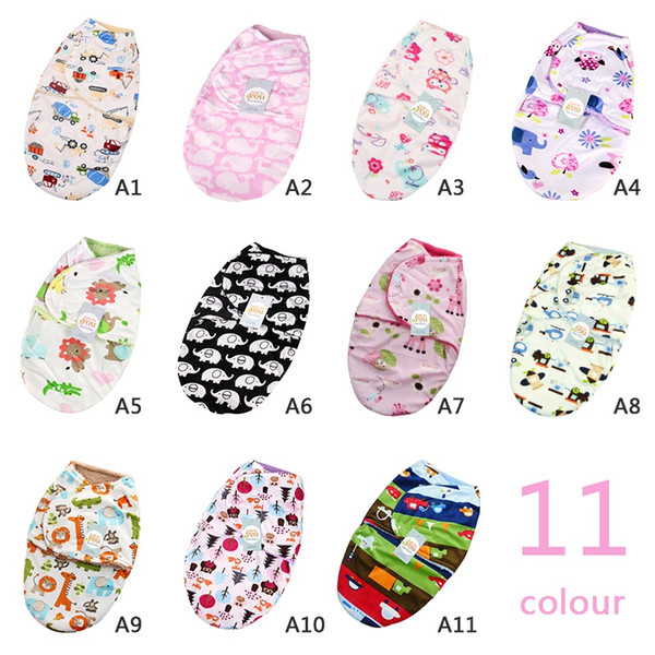 Baby Swaddle Wrap Soft Baby Blankets Infant Sleeping Bag Warm Bedding Blanket For 0-12M