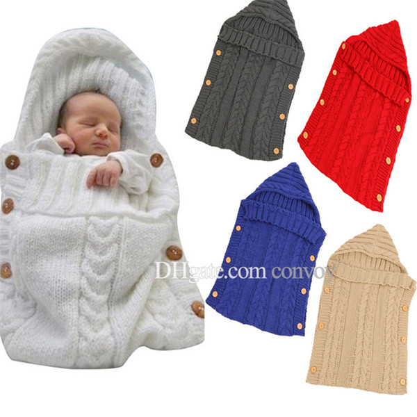 New Ins Baby Woolen yarn blanket photography Swaddling Baby Winter Sleeping Blanket wrap infant Stroller sleeping blanket 70*35CM BHB32