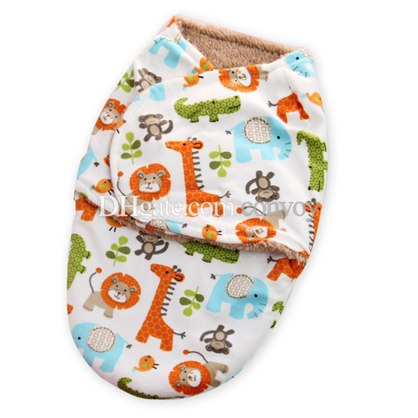 Newborn Baby Swaddle Blanket Newborn Sleeping bags 2 Layers baby blanket sleepsacks wraps Baby Swaddling Sleep Bag Free DHL bhb33