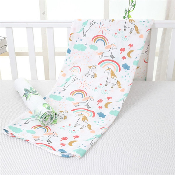 Baby Photography Wrap Flamingo Baby Receiving Blanket Girls Stroller Cover Sleep Mat Bedding Wrap Newborn Infant Swaddle Blanket