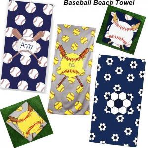 Baseball Beach Towel Rectangle Softball Football Sport Towel Microfiber Bath towels Blankets Superfine Fiber Swaddling 150*75cm GGA1579