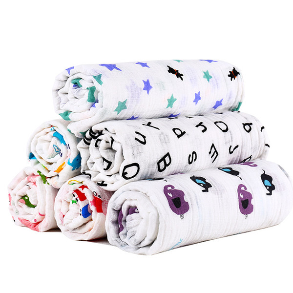 69 designs Infant muslin blanket Unicorn flamingo INS baby swaddle wrap blanket blanket towelling baby spring baby infant Swaddling 0602055