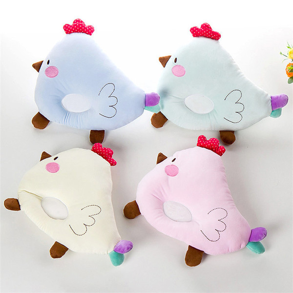 Hot sale 4 colors newborn cartoon style pillow pure cotton children memory pillow baby protection pillow T3G0059