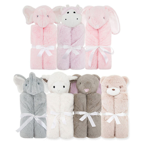 Insured children sleeping bags crystal velvet newborns coated panda rabbit blanket maternal baby holding baby supplies