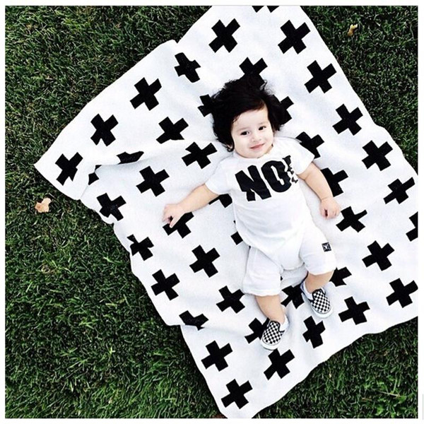 baby blankets kids Newborns Blanket Baby Bedding Blanket Swaddle 90x115 Flannel Receiving Blankets Cross Fashion Swaddle baby cribs