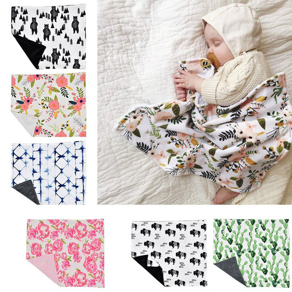 Baby Swaddle Blanket Newborn Infant Photography Wrap Bear Animal Blankets Kids Bedding Mat for Kids Sleeping appease Supplies dc241