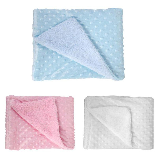 Soft Newborn Baby Blankets Warm Fleece Baby Stroller Cover Infant Bedding Quilt Sleep Swaddling Wrap Kid Bath Towel Swaddle Wrap