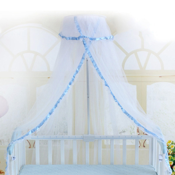 Summer Crib Netting Mosquito Net Baby Infant Round Bed Canopy For Cribs Not Include Holder Q190530