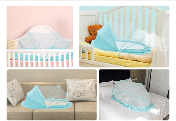 Crib Mosquito Net Child Baby Foldable Mosquito Folding Type Net Newborn BB Mosquito Cover Child Yurt Bottom