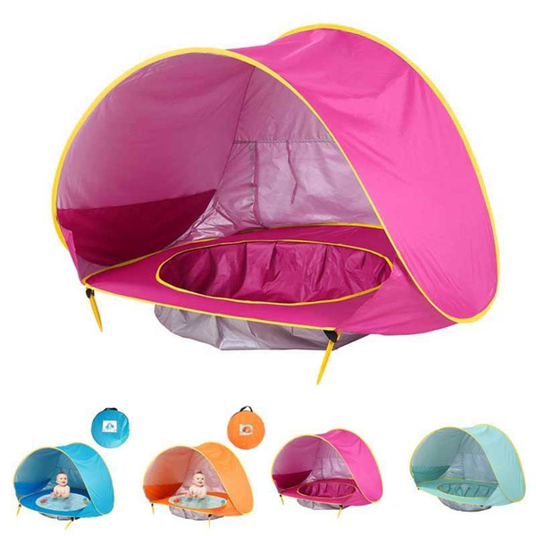 Baby beach tent uv-protecting sunshelter with a pool waterproof pop up awning tent kid outdoor camping sunshade beach dropship C32