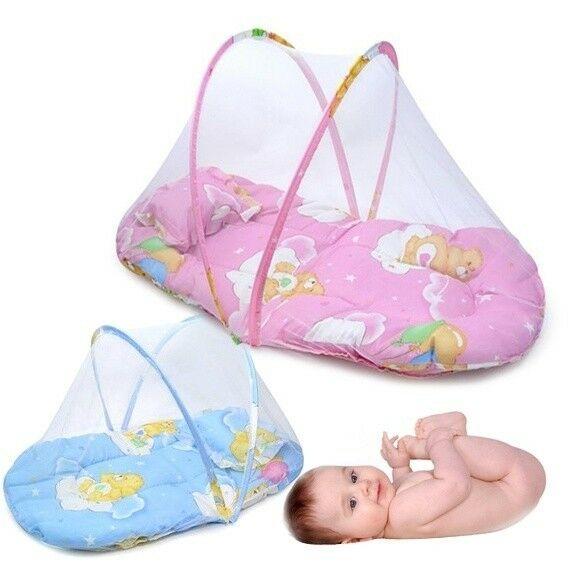 Baby Newborn Portable Folding Travel Bed Crib Canopy Mosquito Net Tent Foldable