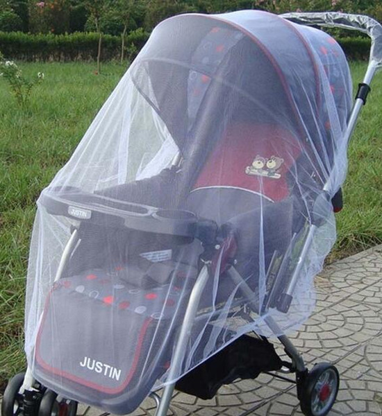 Mosquito Net Netting Fashion White Baby Children crib netting Buggy Pram Pushchair Fly Midge Insect Bug Cover Stroller Protector