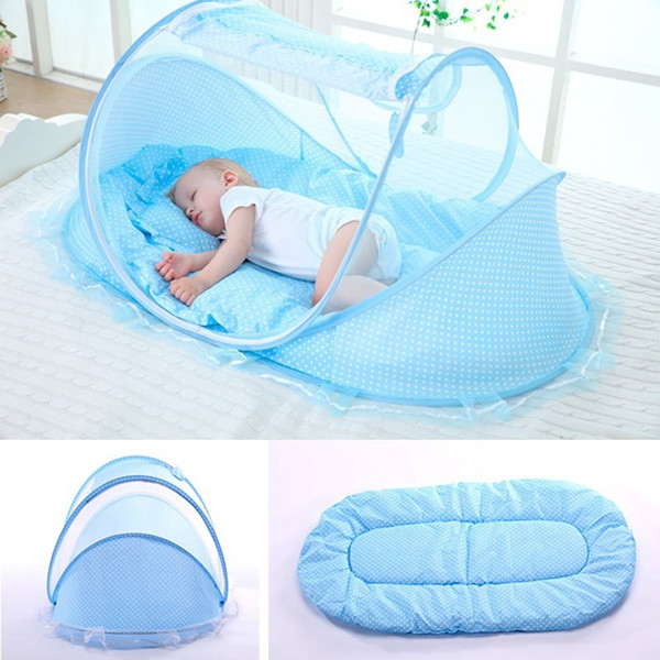 Newborn Sleep Crib Netting Portable Foldable Polyester Baby Bed Mosquito Net Play Tent Children