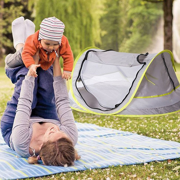 Hot Sale Portable Baby Crib Travel 4 Mesh Surrounds Travel Bed Mosquito Net Beach Tent With UV 50 Protection Plus Beds Netting