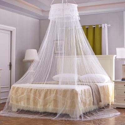 China Dropshipping Elegant Canopy Mosquito Net For Double Bed Mosquito Repellent Tent Insect Reject Canopy Bed Curtain Bed Tent