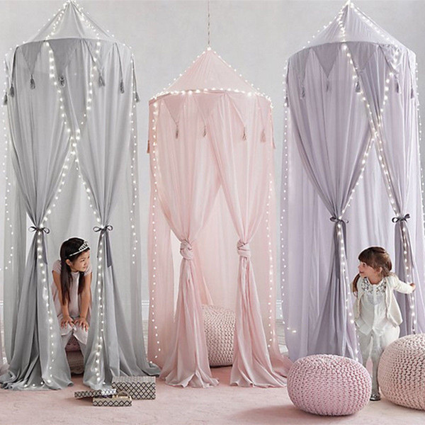 Child Baby Bed Canopy Netting Bedcover Mosquito Net Curtain Bedding Dome Tent