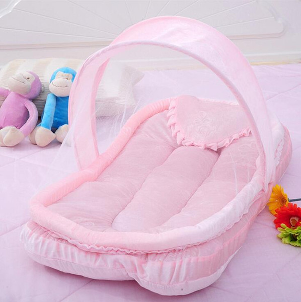 Children's baby tents mosquito net nets travel bed folding mesh mat mattress set Z-4