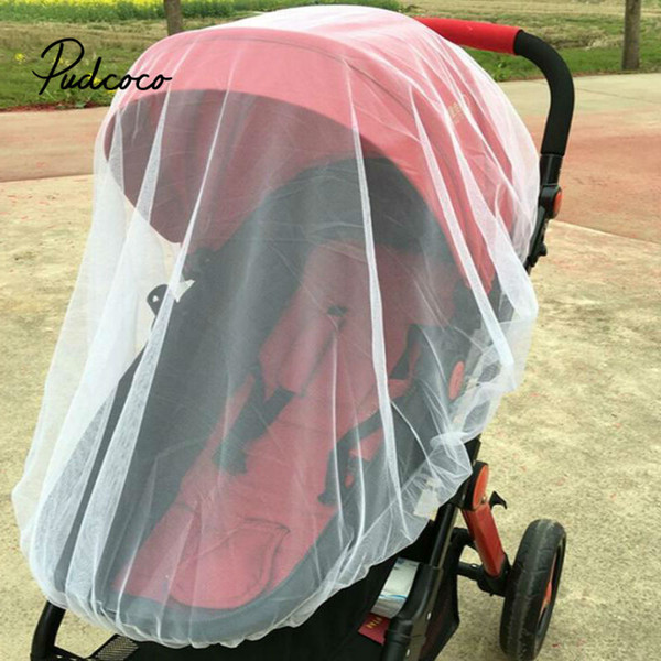 Brand Mosquito Net Baby Infants Baby Stroller Mosquito Net Mesh Bee Pushchair Cart Insect Cover Baby Crib Netting 4 Color