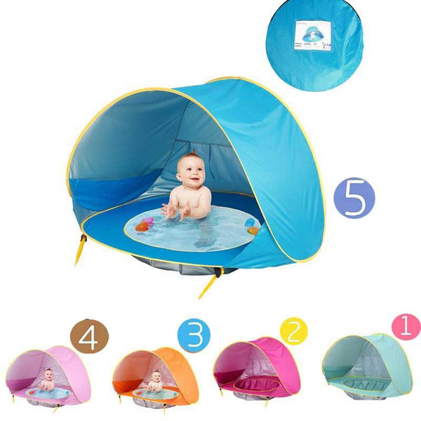 Baby beach tent uv-protecting sunshelter with a pool waterproof pop up awning tent kid outdoor camping sunshade beach dropship C33