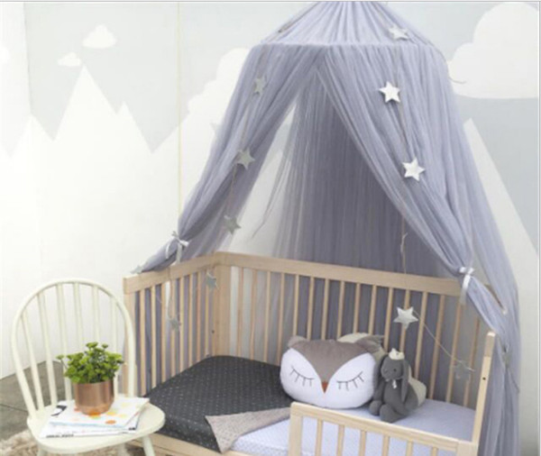 Ins Nordic Home Child Tent Crib Bed Mantle Crown Net Gauze Net Baby Play House Decoration