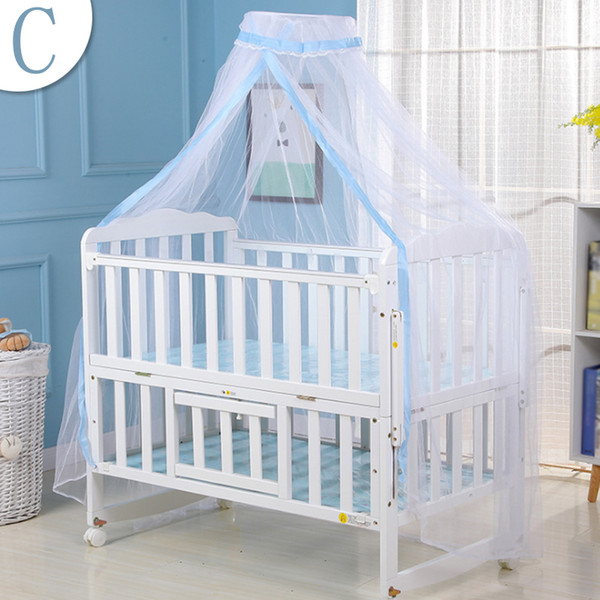 Baby Bed Mosquito Net Summer Protect Cradle Hung Dome Toddler Newborn Infant Bedding Tents Princess Mesh Kids Portable Crib