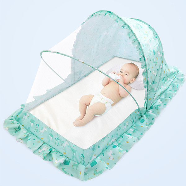 Foldable Home Portable Sleep Non Toxic Free Installation Silent Care Insect Repellent Outdoor Baby Crib Netting Durable