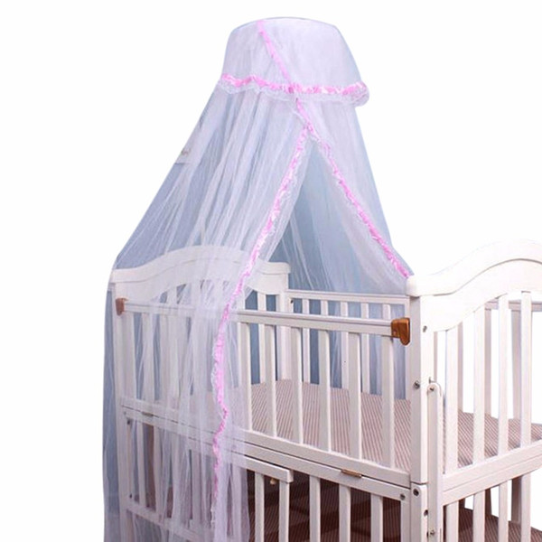 Summer Baby Bed Net Crib Netting Portable Mosquito Net Baby Infant Bed Canopy Baby Mosquito Net for Cribs Not Include Holder SH190917