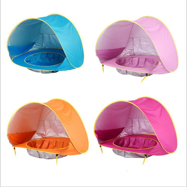 Baby Tent Outdoors Beach Tents Sunshade Ball Pool Toy House Ultraviolet Proof Castle Shelters Foldable Pool Tent Anti-UV Tent TLZYQ1303