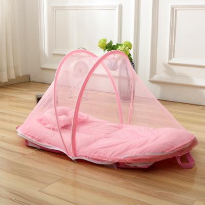 Portable Folding Baby Mosquito Net with Pillow Mosquito Super Soft Baby Mosquito Net Wholesale Free Shipping