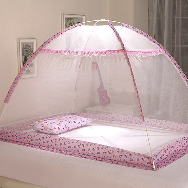 Wholesale-Anti-mosquito nets cot mosquito nets child-free installation bottomless baby bedspread encryption collapsible 2 color options