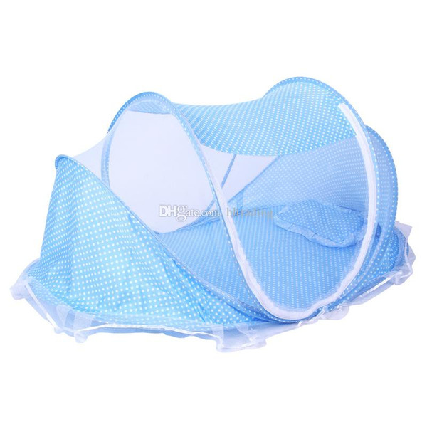 Portable Newborn Baby Bed cradle Crib Collapsible Mosquito Net Infant Cushion Mattress mobile bedding crib netting 110*65*60cm C5921