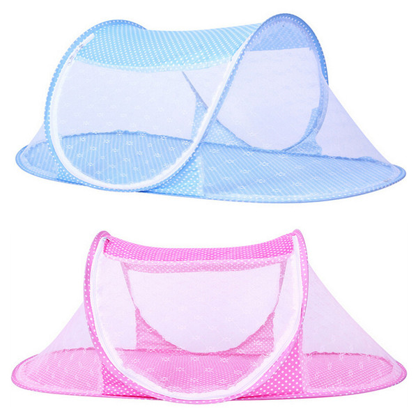 2017 Summer Portable Baby Mosquito Insect Cradle Net Folding Baby Bed Crib Mosquito Net Infant Bedding Mesh Crib Netting