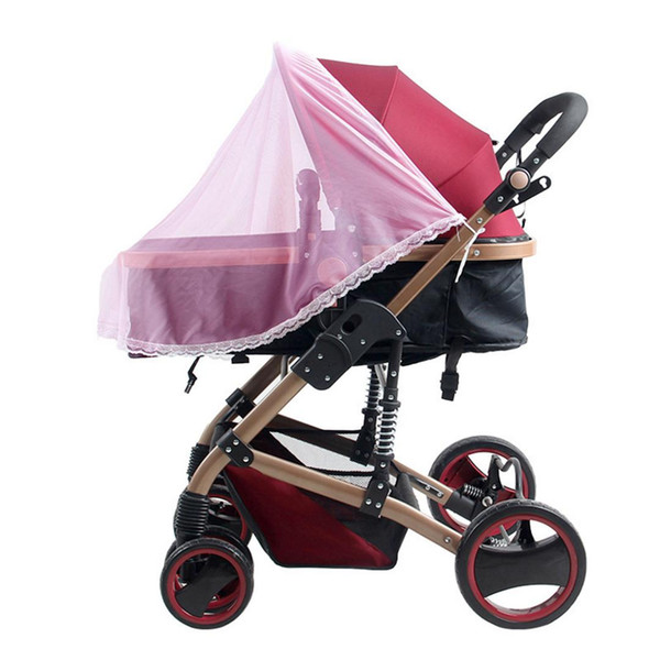 Universal Lace Mosquito and Insect Net for Baby Strollers Bassinets Cradles