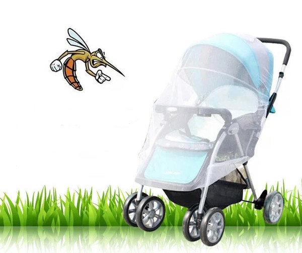 150cm summer Baby Stroller Pushchair Mosquito Net Insect Shield Safe Infants Protection Mesh Stroller Accessories