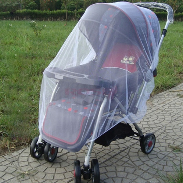 Retail Trendy Infants Baby Stroller Mosquito Net Buggy Pram Protector Pushchair Fly Midge Insect Bug Cover free shipping