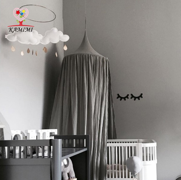 Nordic foreign trade explosion models home cotton children's tent baby hanging without bracket bed decorative mosquito net