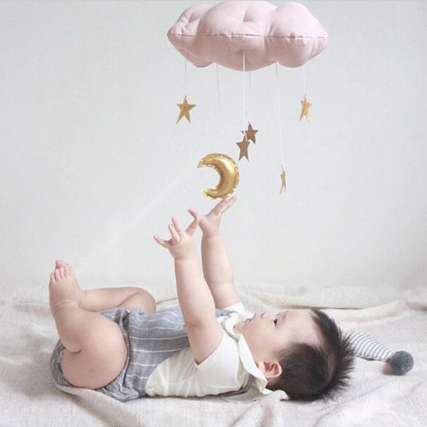 1PC Kids Play Tent Decoration Tent Props Raining Clouds Baby Bed Hanging Toys kids Room children Crib hanging decoration