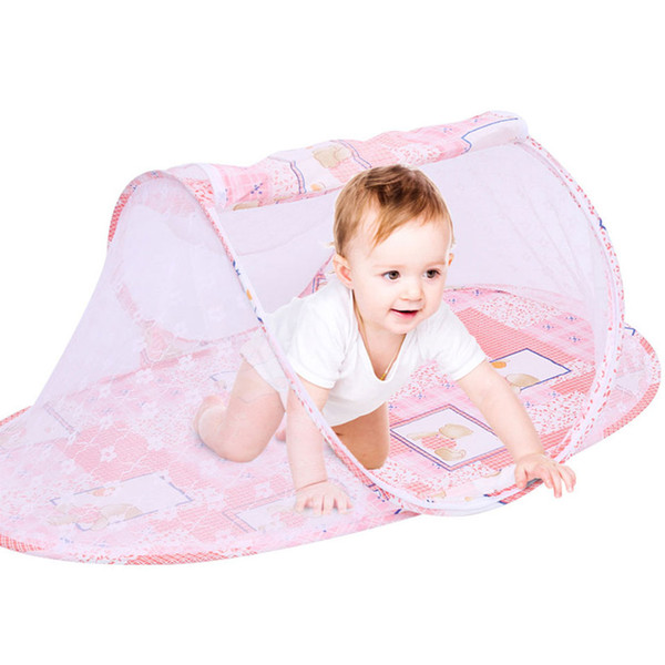 108*63*38CM Baby Bedding Crib Netting Foldable Baby Mosquito Net Ger Type Canopy Mosquito Nets Tent For 0-2Years Newborns Kids