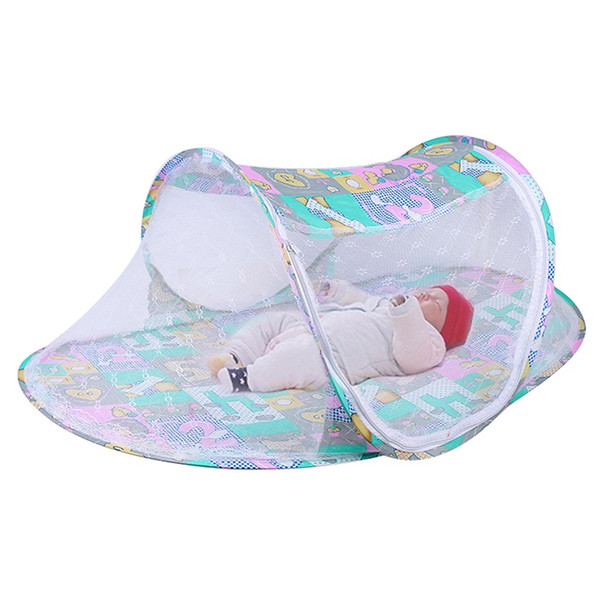 Summer Portable Baby Crib Netting Baby Mosquito Net Tent New Foldable Mosquito Netting Multi-Function Cradle Bed Infant Bedding