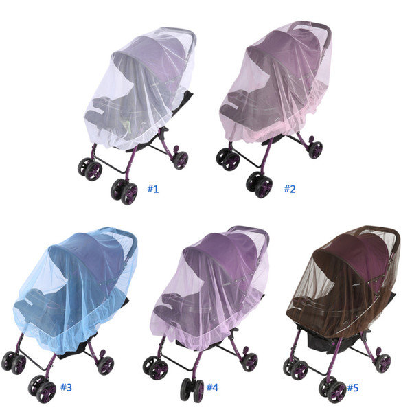 Newborn Infants Baby Crib Netting Stroller Mosquito Insect Net Safe Mesh Buggy Cart Mosquito Net Pushchair Full Cover Netting