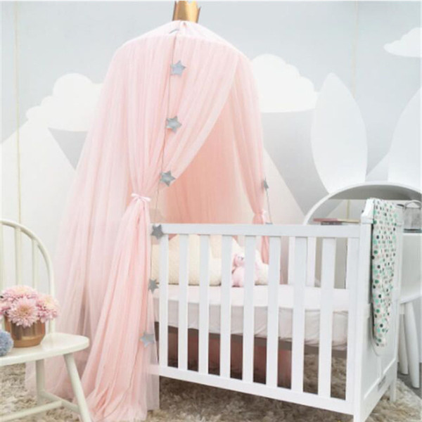 Baby Crib Bed Curtain Sweet Princess House Mosquito Net Girls Fashion Mix Color Tent European Style Toddler New