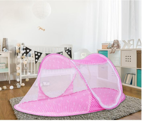 Summer Baby Portable Mosquito Net Baby Crib Folding Mosquito Netting accessories Infant Bed Crib Net Children nets GJ 001