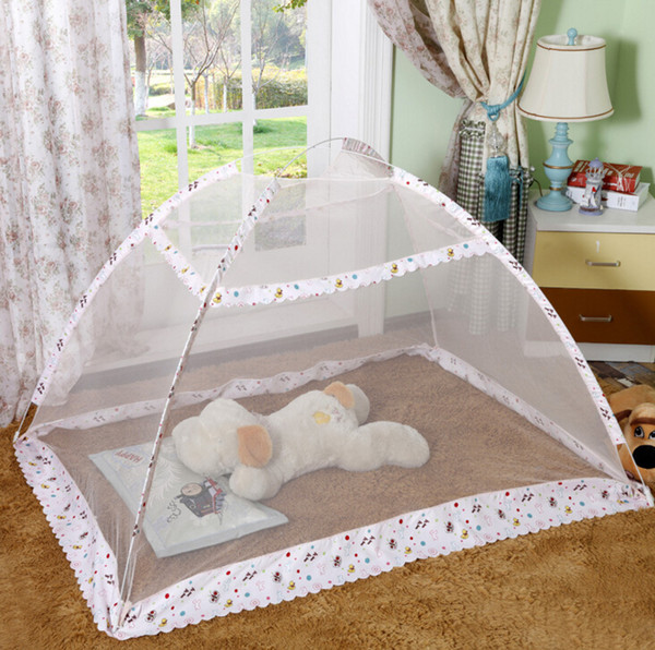 Hot Children Infant Baby Bed Canopy Playpen Floding Cartoon Mosquito Nets Character Portable Crib Baby Mosquito Net Bed Tent