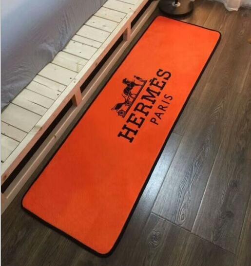 INS Fashion new striped letter multi-function mat carpet bedroom kitchen bathroom anti-slip crystal long carpet door mat