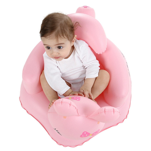 Multifunctional Baby Inflatable Chair PVC Kids Seat Sofa Pink Bath Seats Dining Pushchair Infant Portable Hot Sale