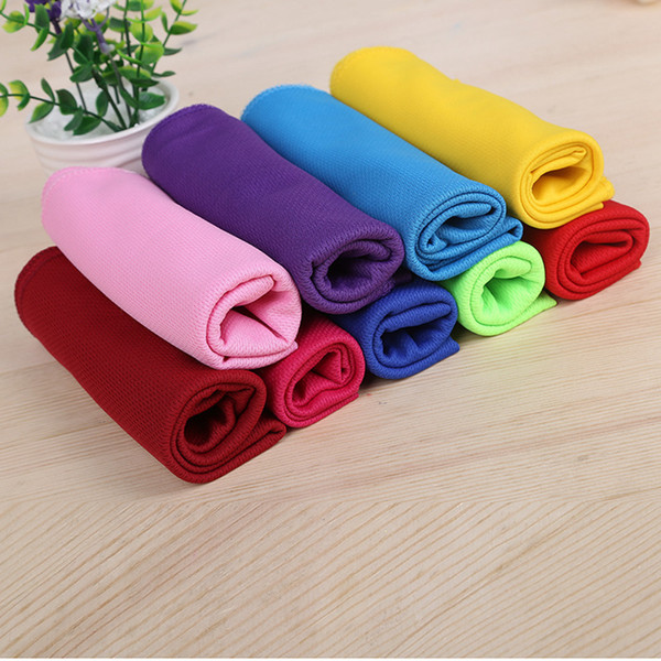 Reusable Instant Cooling Cold Towel 30*80cm Chill Fitness Sports ice Towel Running Biking Travel Camping Exercise Sweat mat LJJA3765-4