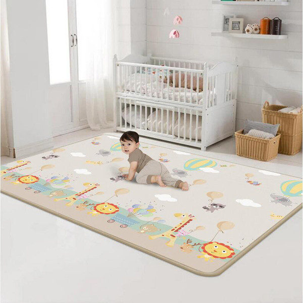 180*200cm Baby Crawling Play Mat Fun Environmental Protection Carpet Kid Educational Odorless Game Blanket for Children Activity LY191216