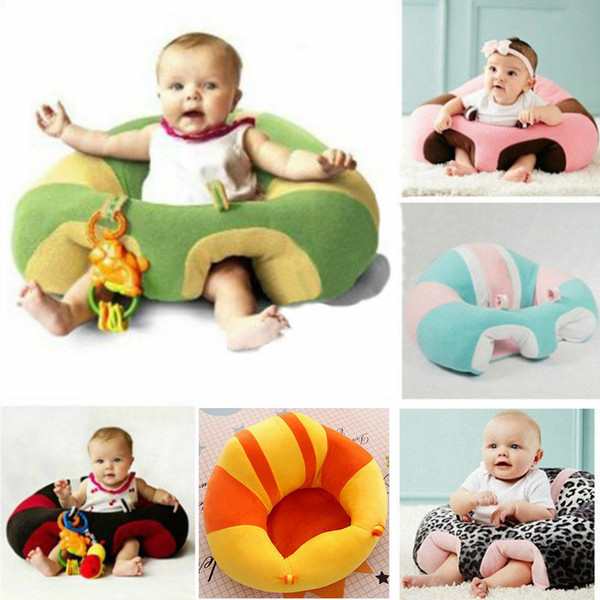 Pudcoco Infant Toddler Kids Baby Support Seat Sit Up Soft Chair Cushion Sofa Plush Pillow Toy Bean Bag Animal Sofa Seat