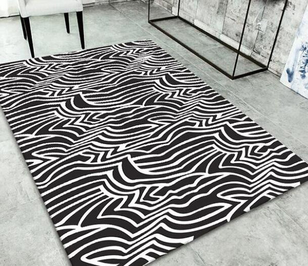 3D Carpets Luxury Rug Optical Illusion Non Slip Bathroom Living Room Floor Mat 3D Printing Bedroom Room Bedside Coffee Table Carpet